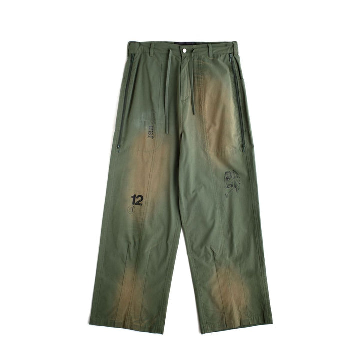 Jungles Sketches Baloon Pant (Green)