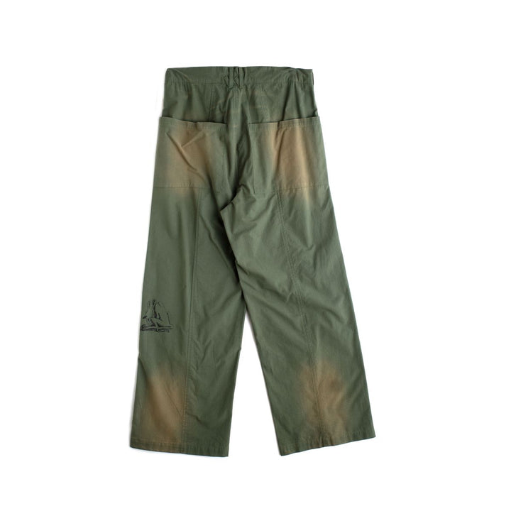Jungles Sketches Baloon Pant (Green)