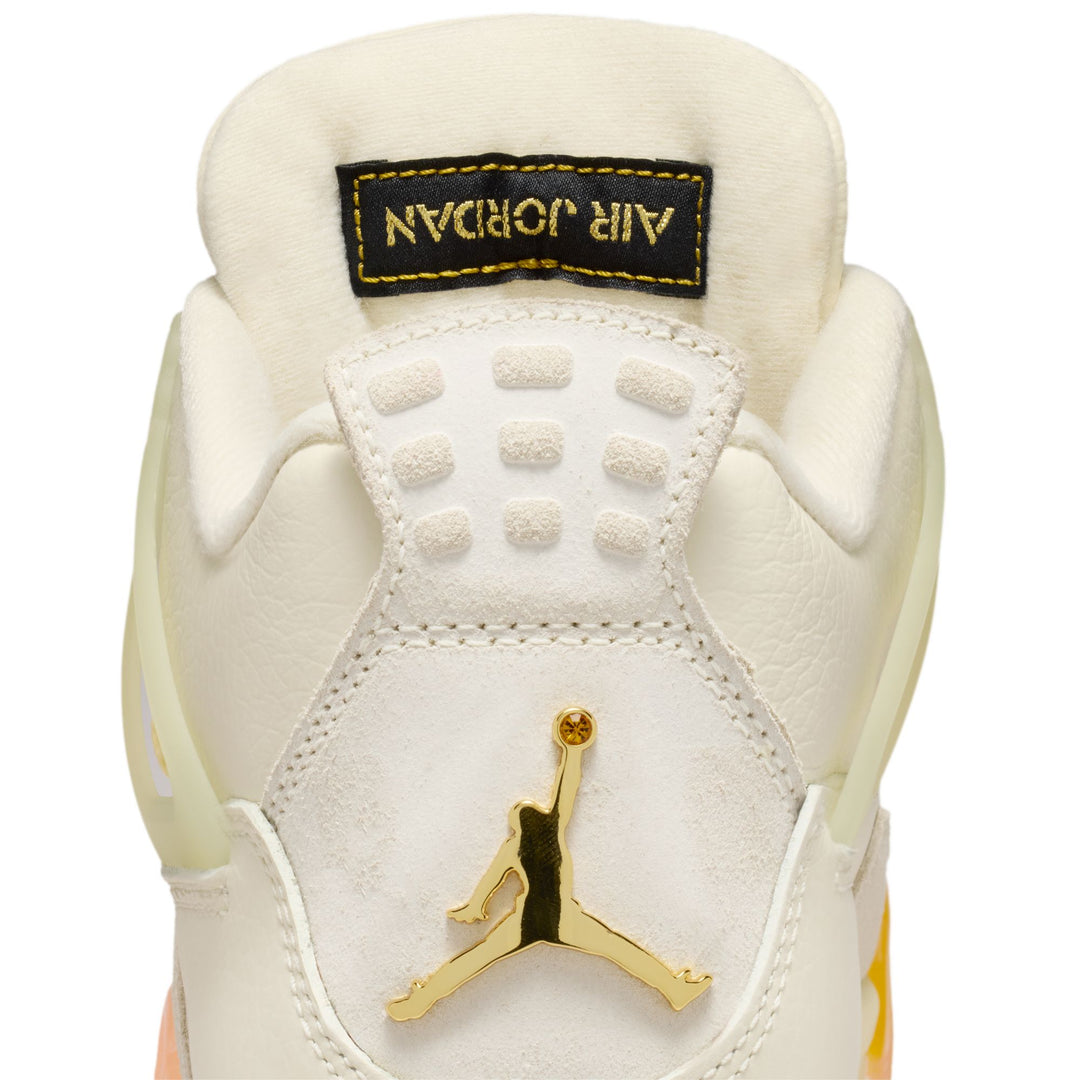 Wmns Air Jordan 4 Retro "Birds of Paradise" (Coconut Milk/Multi-Color)
