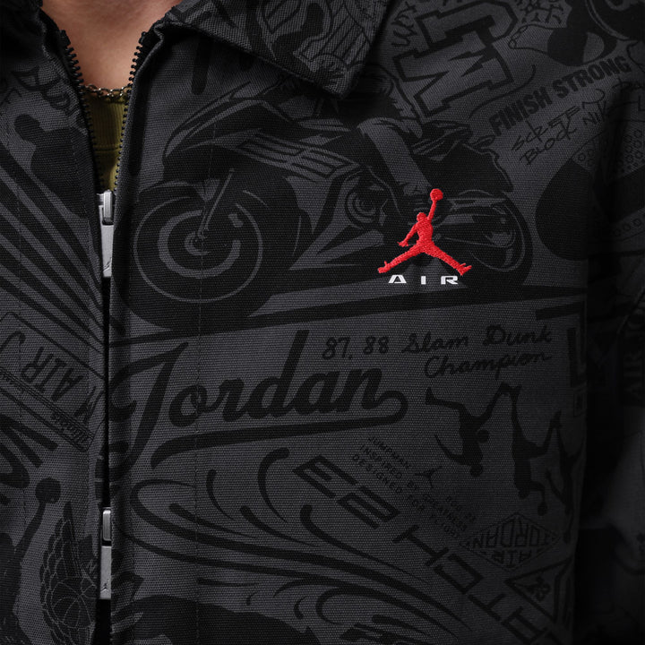 Jordan Brooklyn Chore Jacket (Black/University)