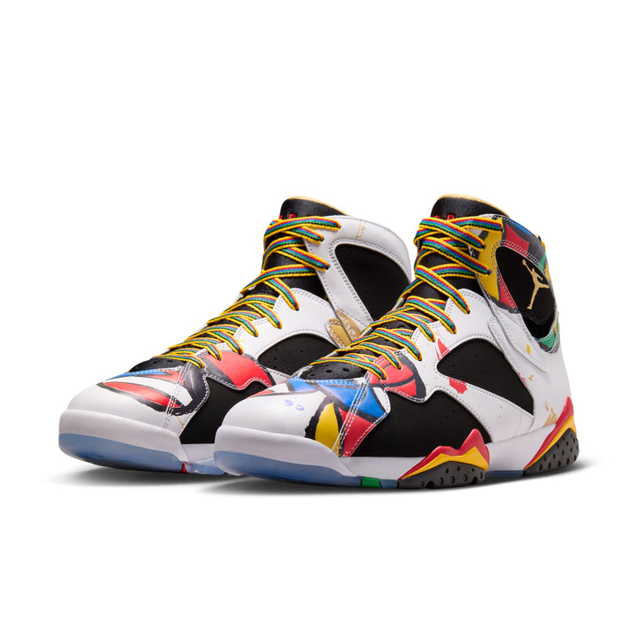 Air Jordan 7 Retro BB (White/Metallic Gold-Sport Red)