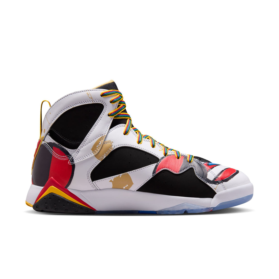 Air Jordan 7 Retro BB (White/Metallic Gold-Sport Red)