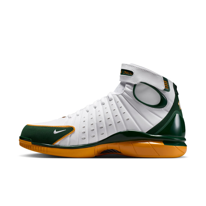 Nike Air Zoom Huarache 2K4 SB (White/Deep Forest-Canyon Gold)