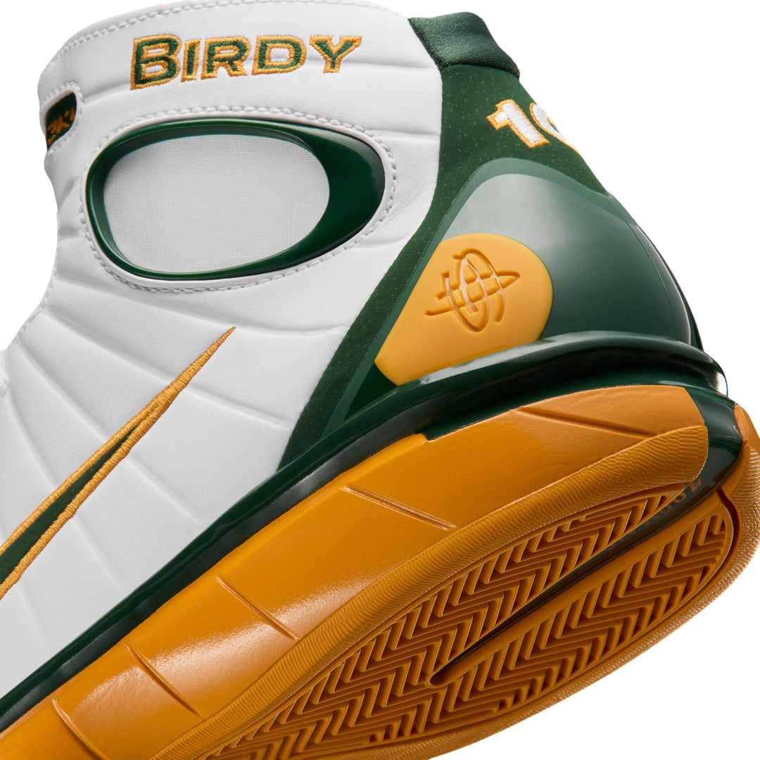 Nike Air Zoom Huarache 2K4 SB (White/Deep Forest-Canyon Gold)