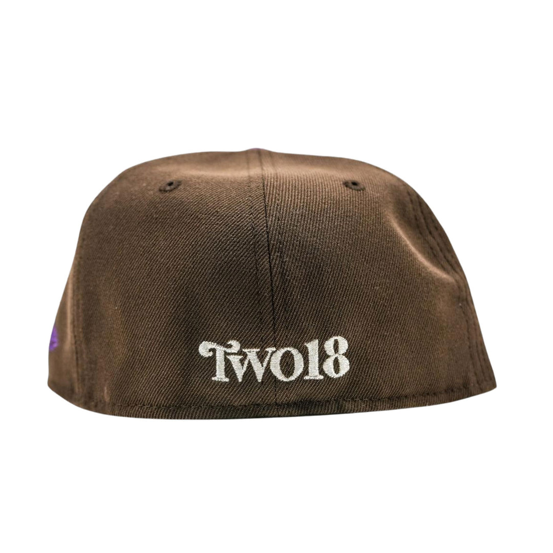 New Era Two18 Raven Head Fitted "Flei" (Dk Brown)