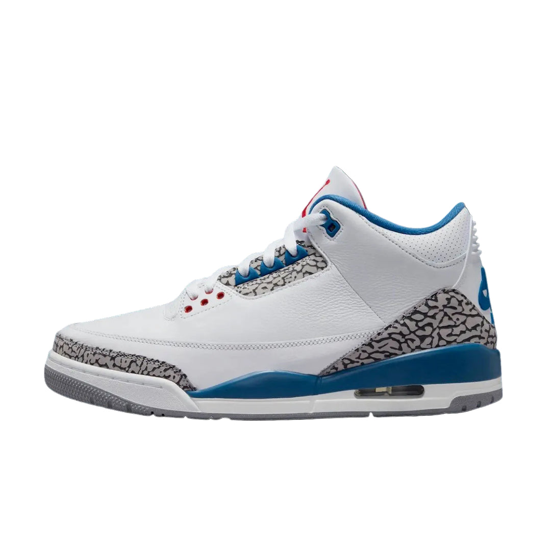 Air Jordan 3 Retro OG (White/Fire Red-True Blue)