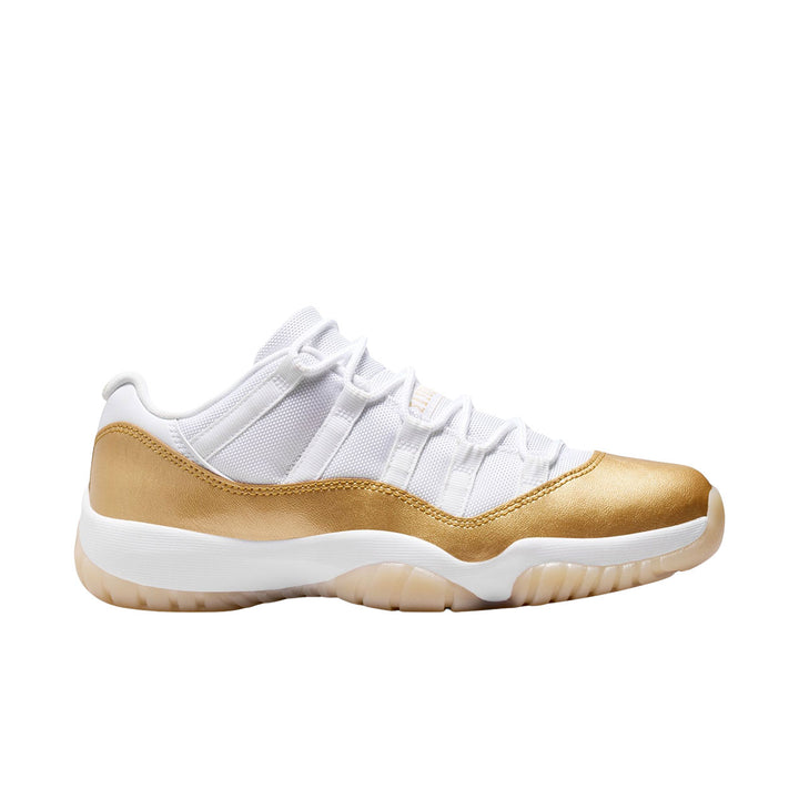 WMNS Air Jordan 11 Retro Low (White/metallic Gold-team Gold)
