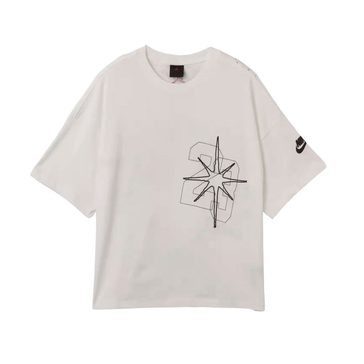 Jordan MJ Black Cat Star S/S T-Shirt (White)