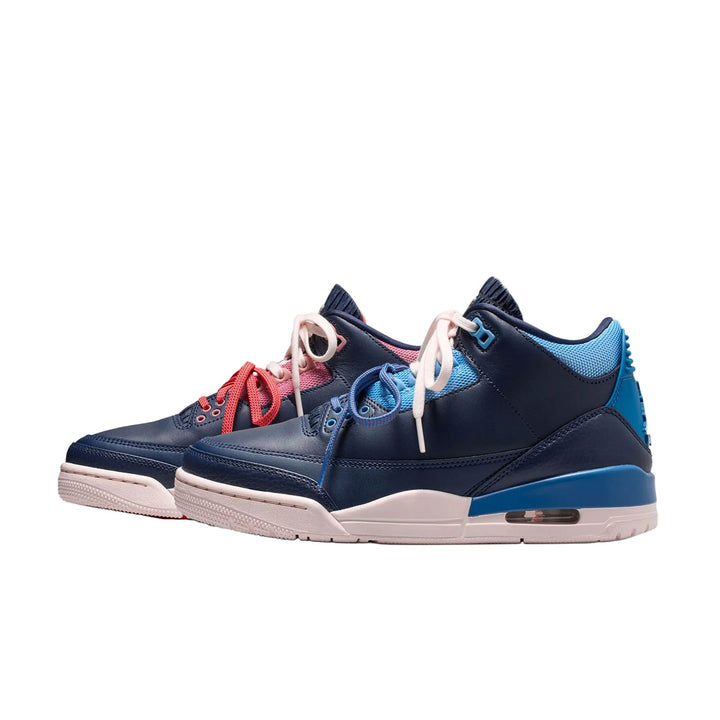 Air Jordan 3 Retro Wmns (Obsidian/Chalk-Track Red)